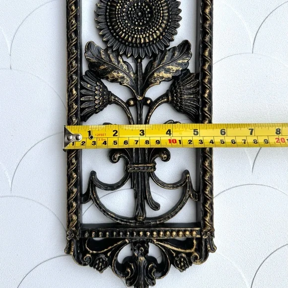 VINTAGE MCM Homco Flower Wall Plaque - Picture 8 of 8